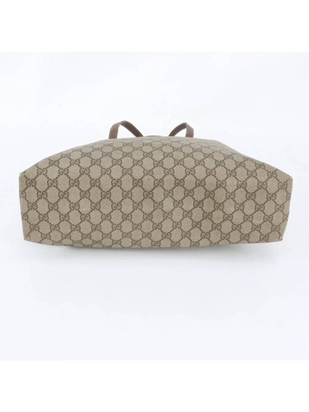 Gucci Vintage GG Supreme Leather Tote Bag Shoulder Business Document